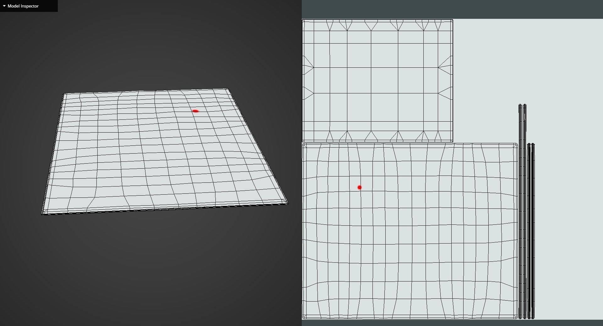 Game Ready White Fur Rug Low-poly 3D model_11