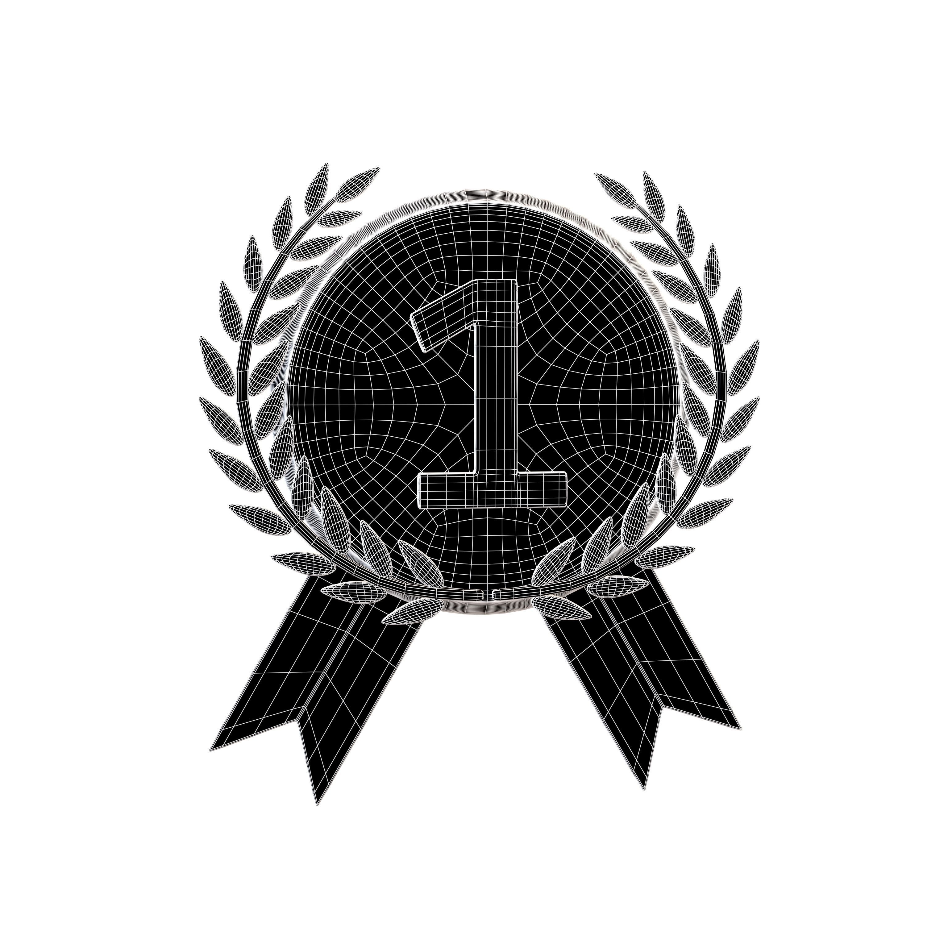 Ranking Metal V1 002 Low-poly 3D model_5