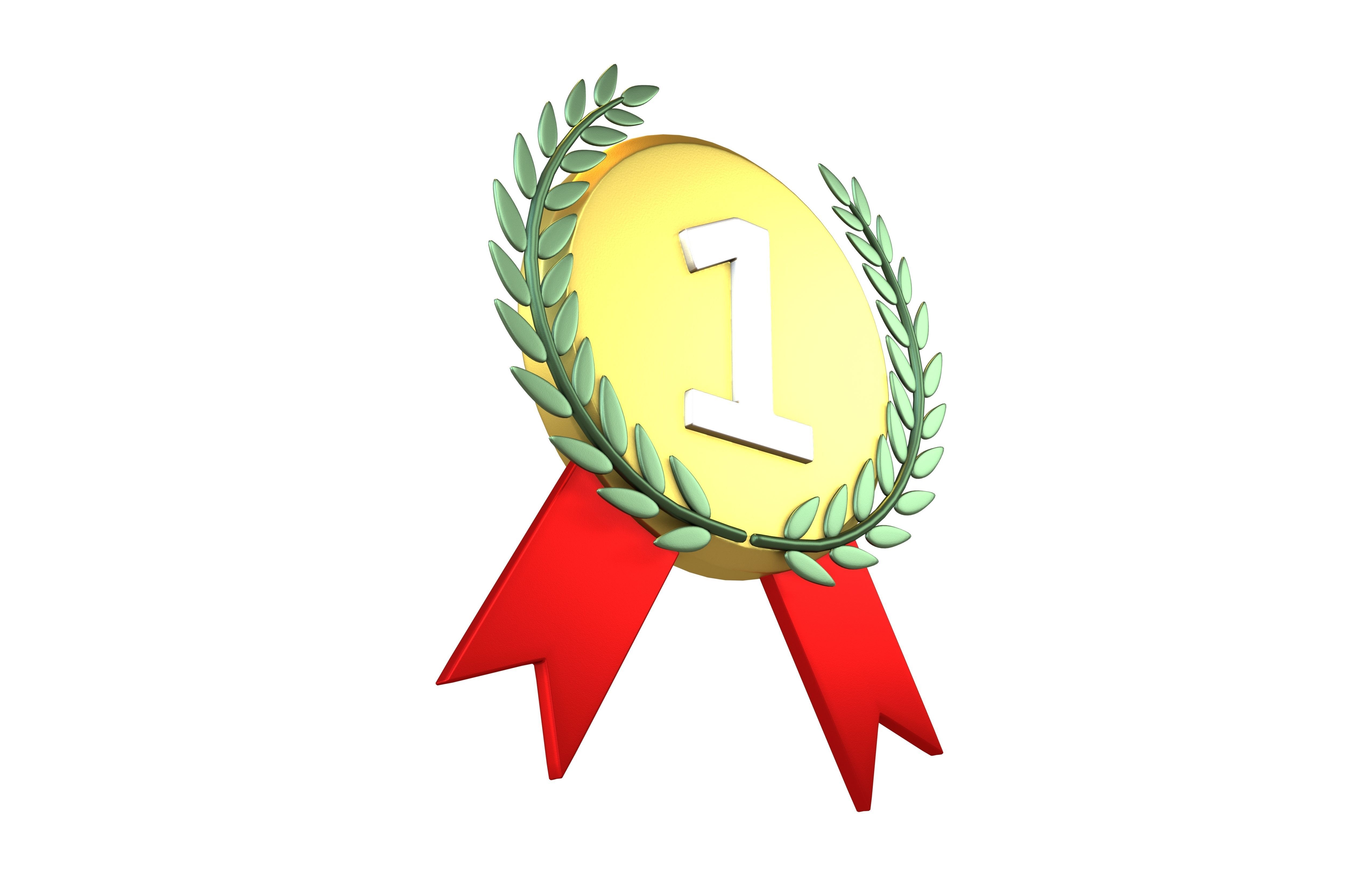 Ranking Metal V1 002 Low-poly 3D model_3