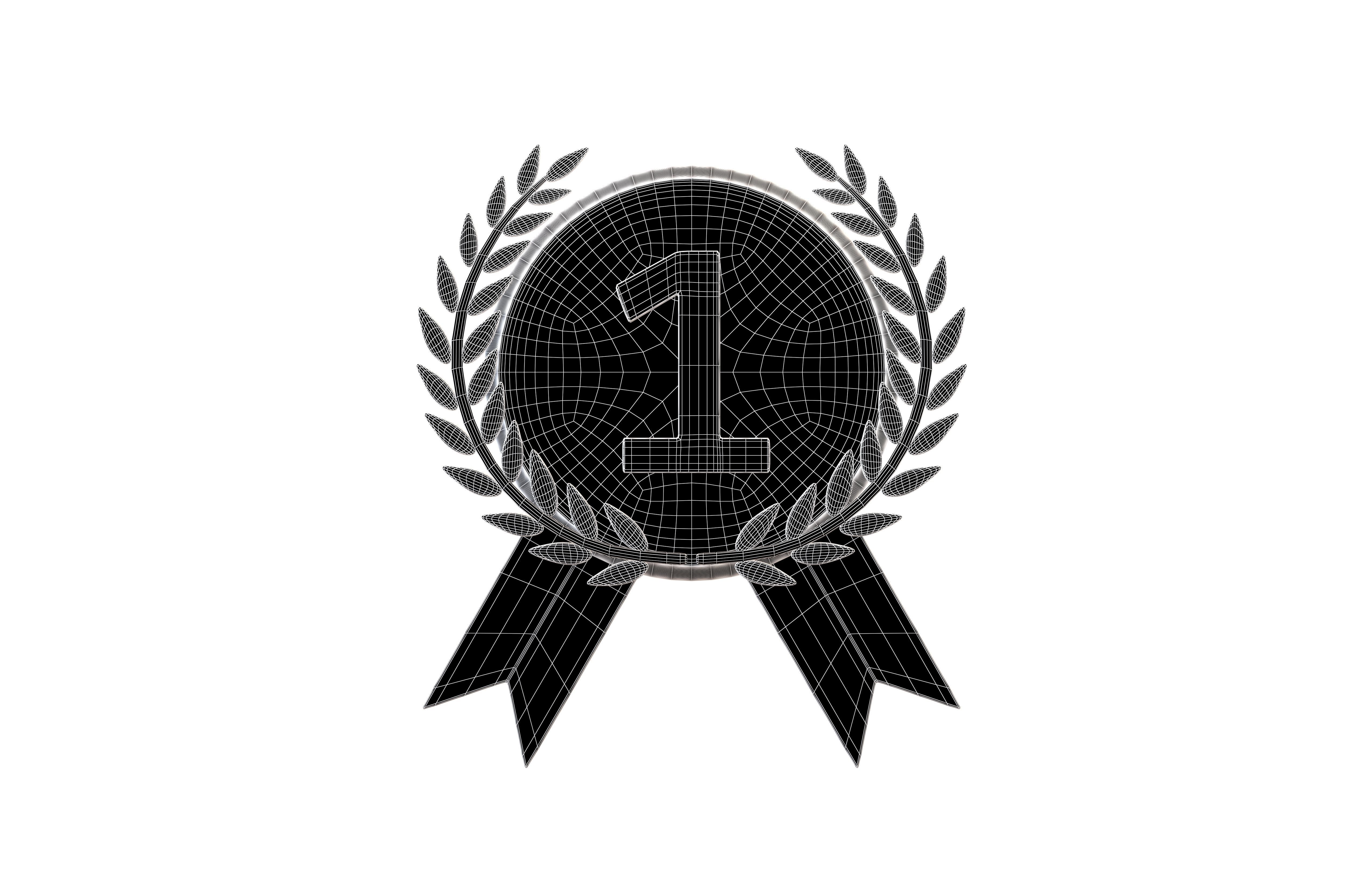 Ranking Metal V1 002 Low-poly 3D model_6