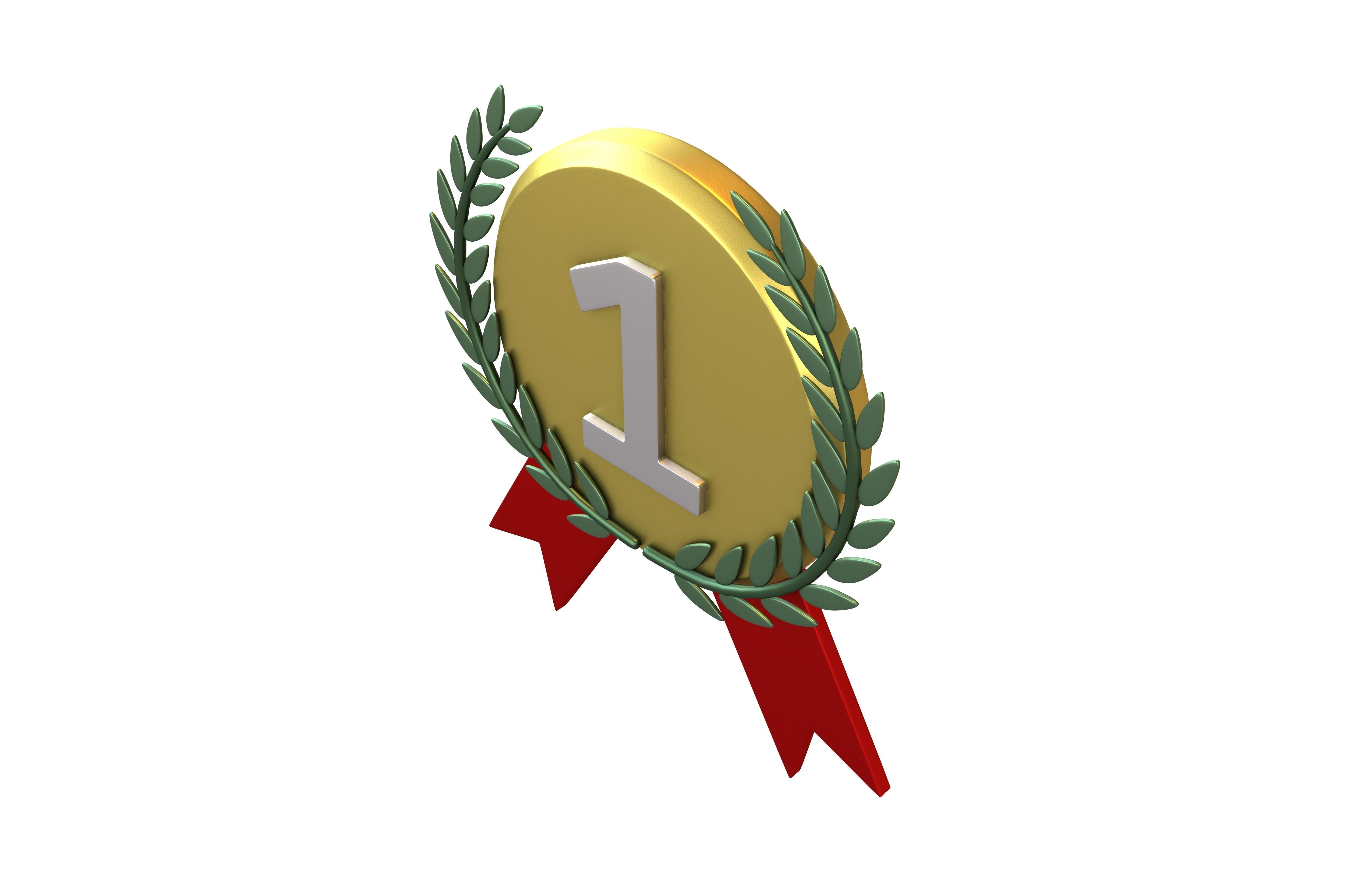 Ranking Metal V1 002 Low-poly 3D model_2
