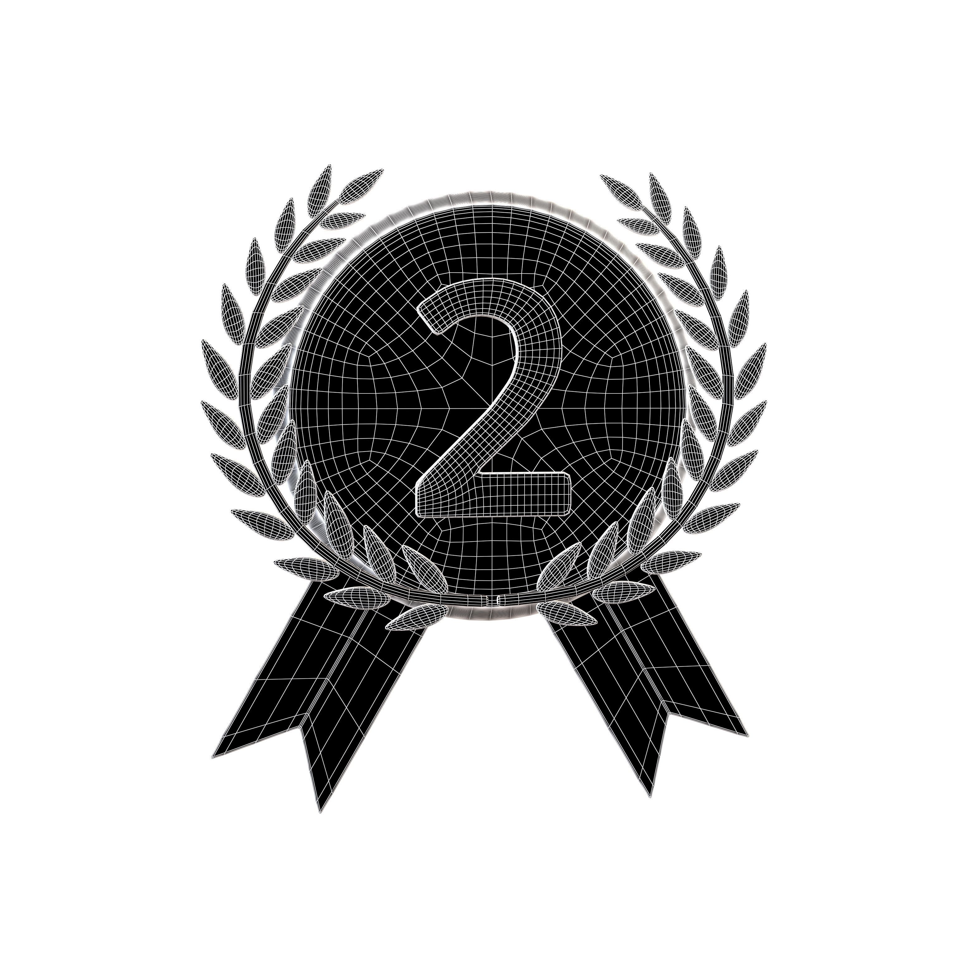 Ranking Metal V2 001 Low-poly 3D model_4