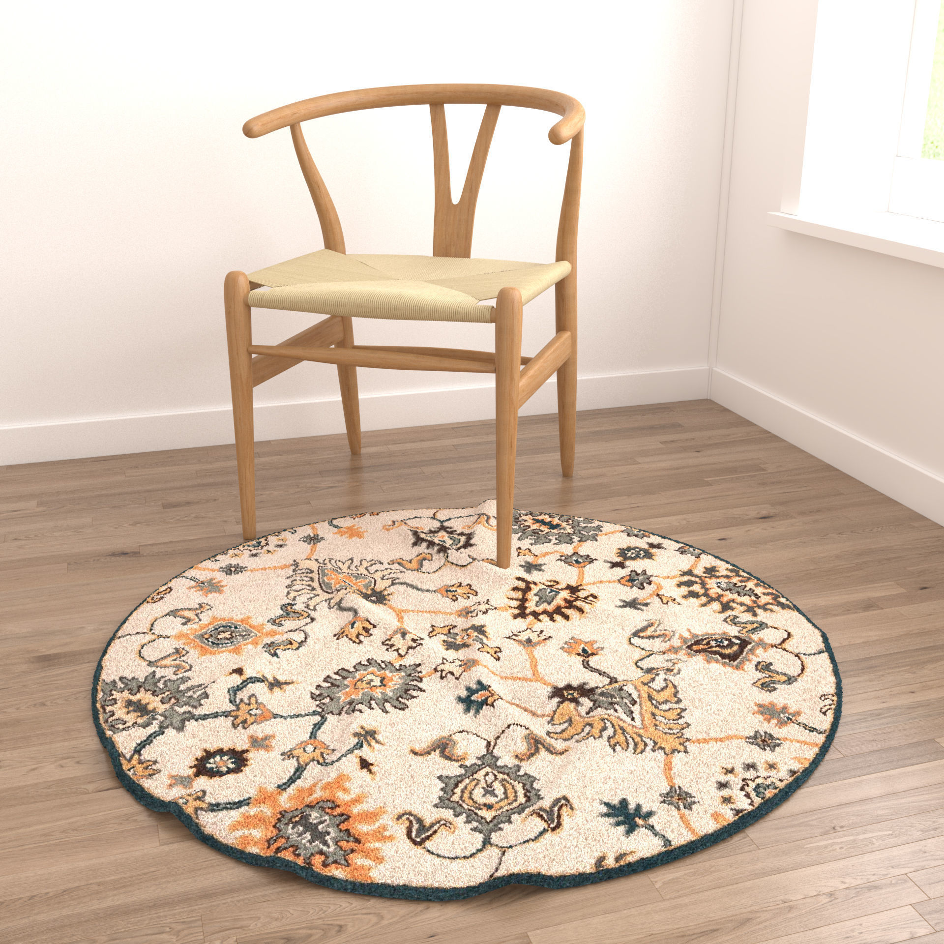 Rugs No 896 Low-poly 3D model_3