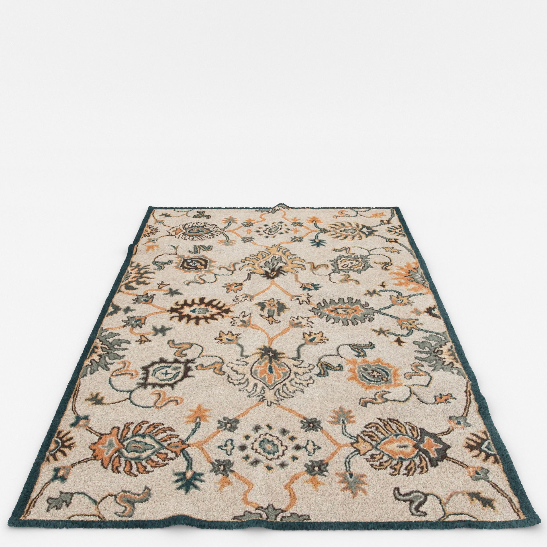 Rugs No 896 Low-poly 3D model_7