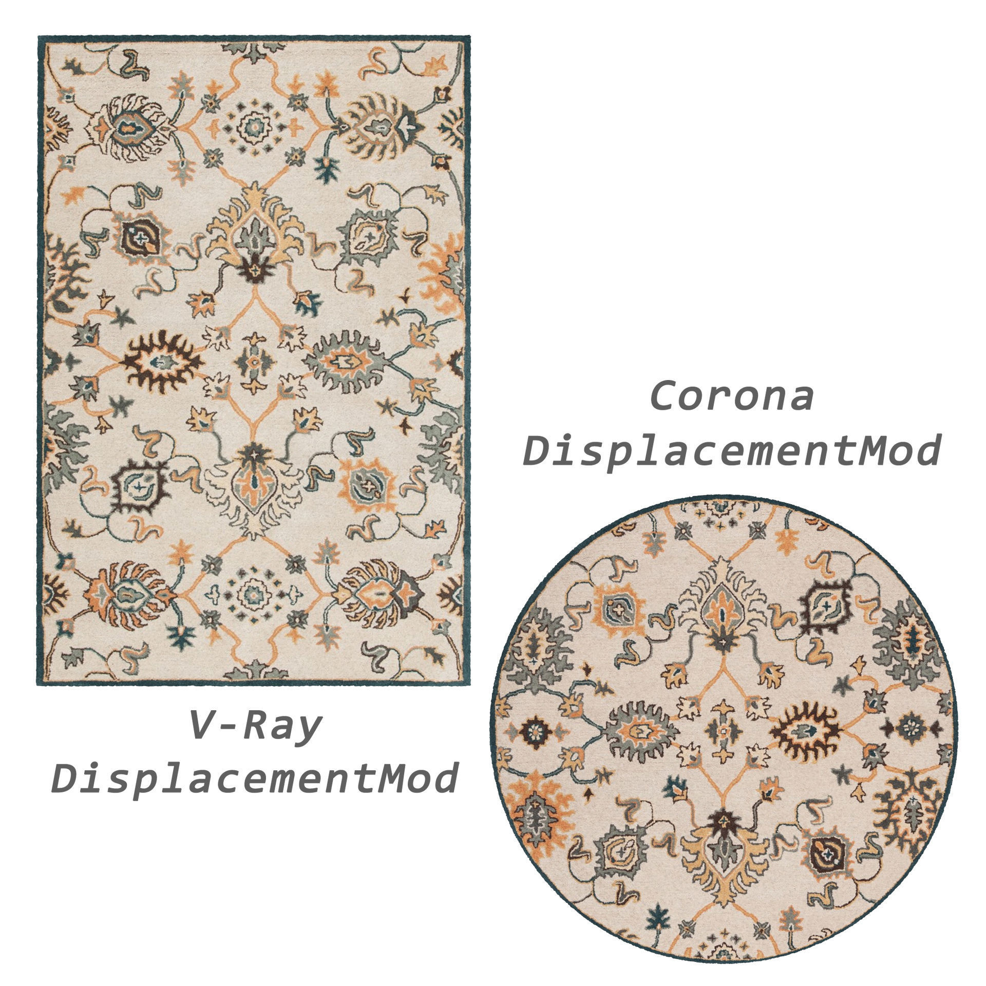 Rugs No 896 Low-poly 3D model_2