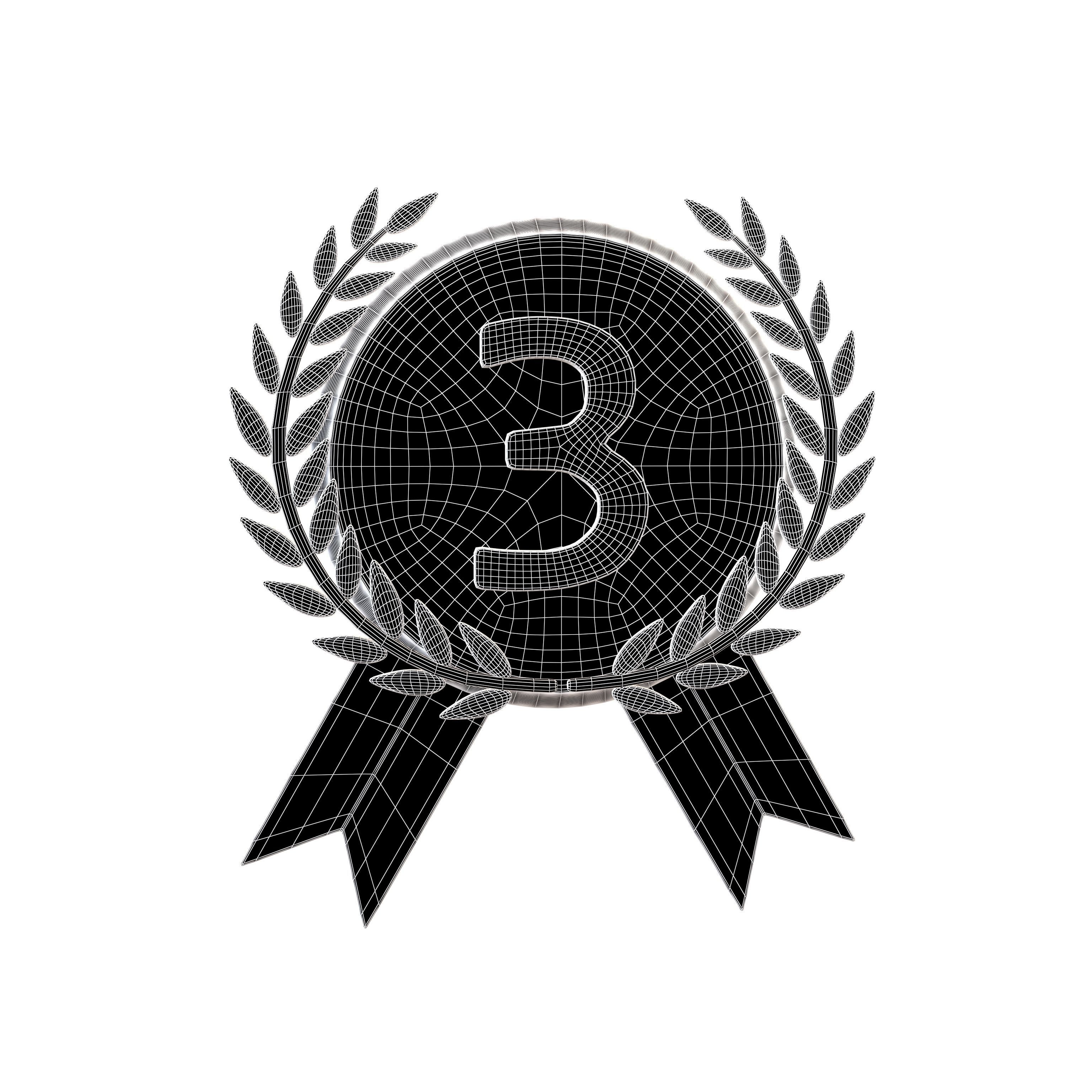 Ranking Metal V3 002 Low-poly 3D model_4