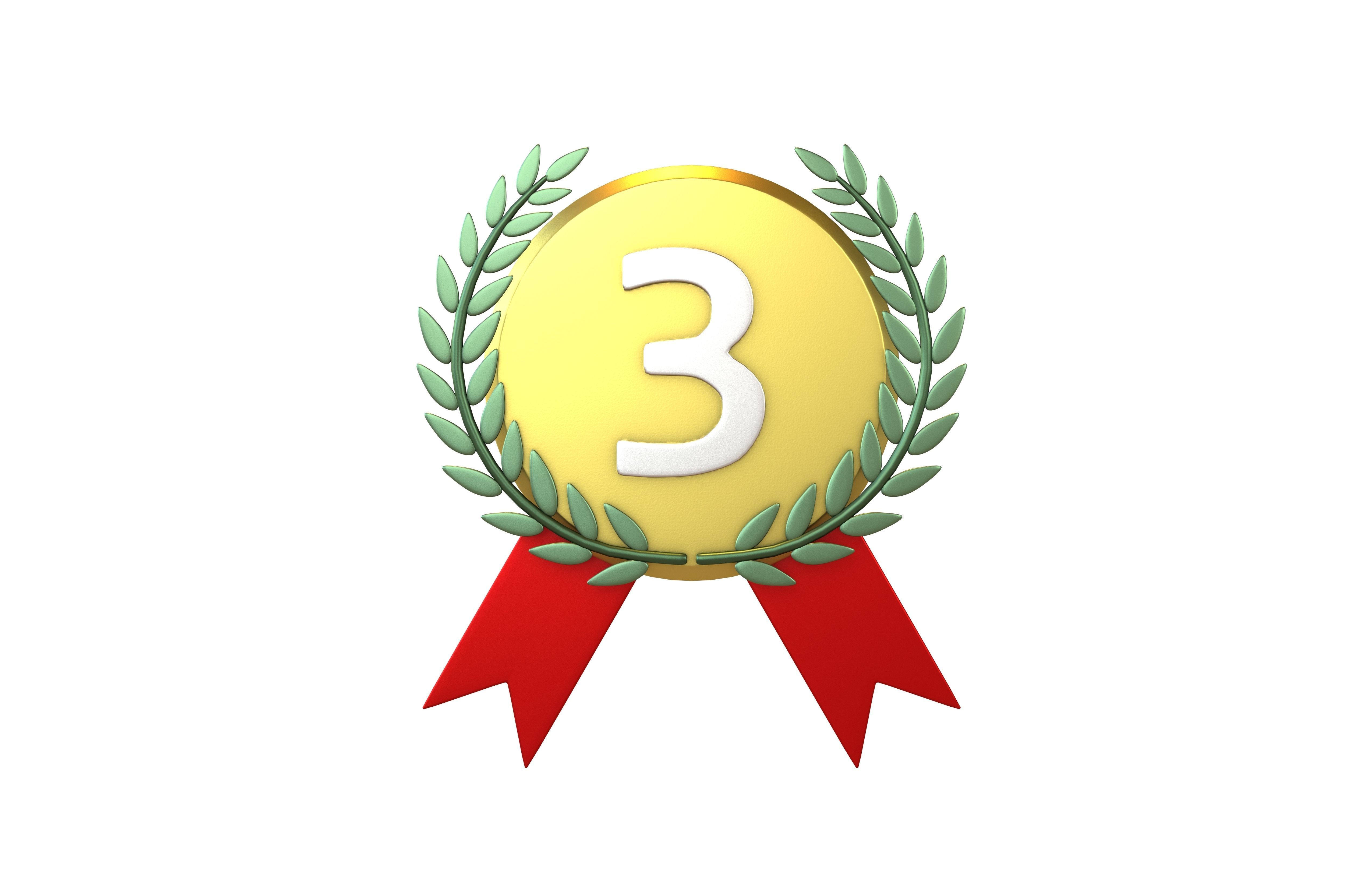 Ranking Metal V3 002 Low-poly 3D model_1