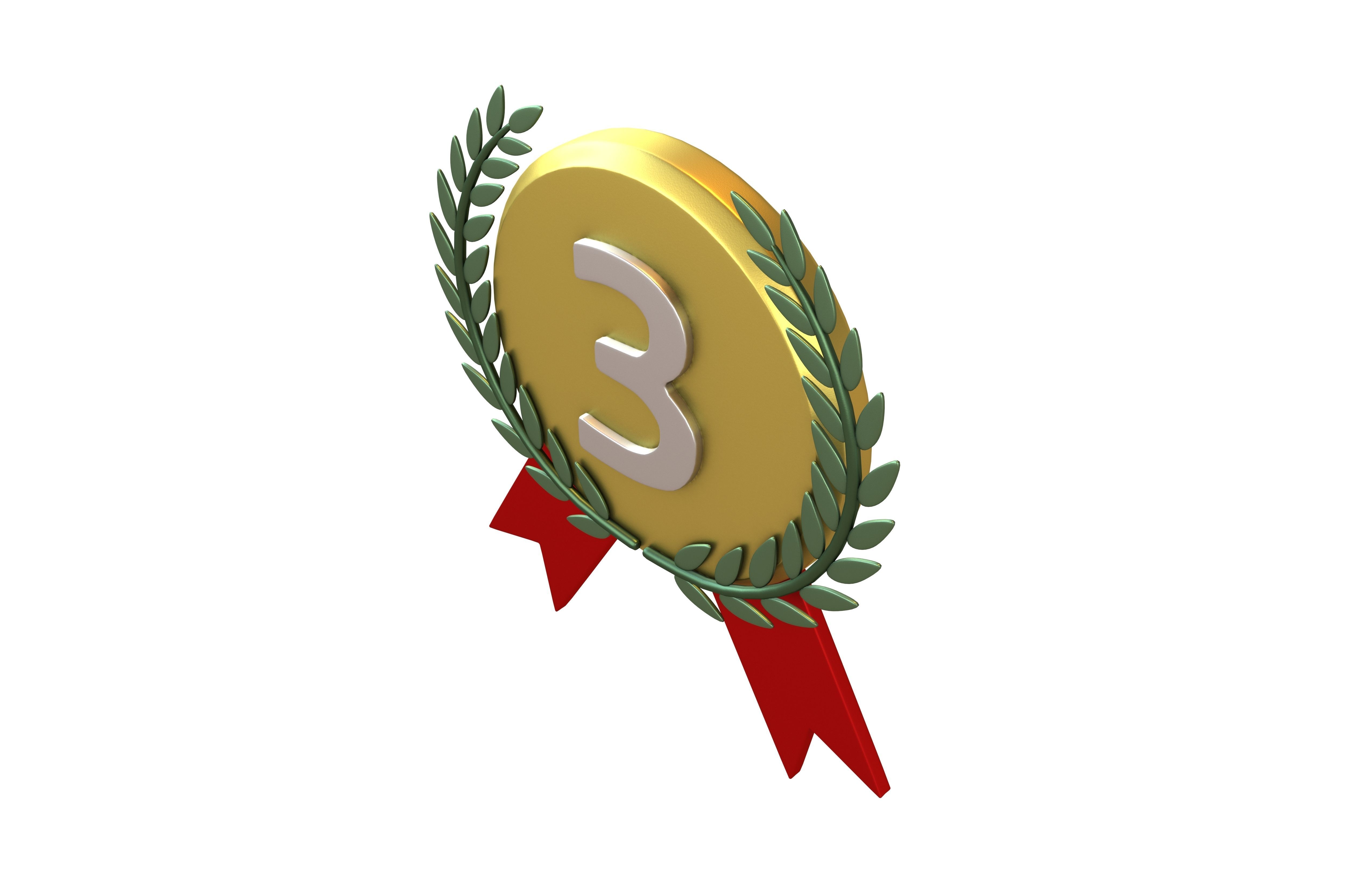 Ranking Metal V3 002 Low-poly 3D model_2