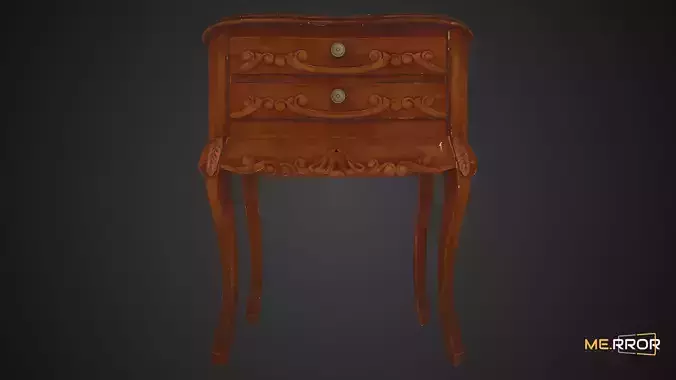 Game Ready Antique Wooden Desk 2