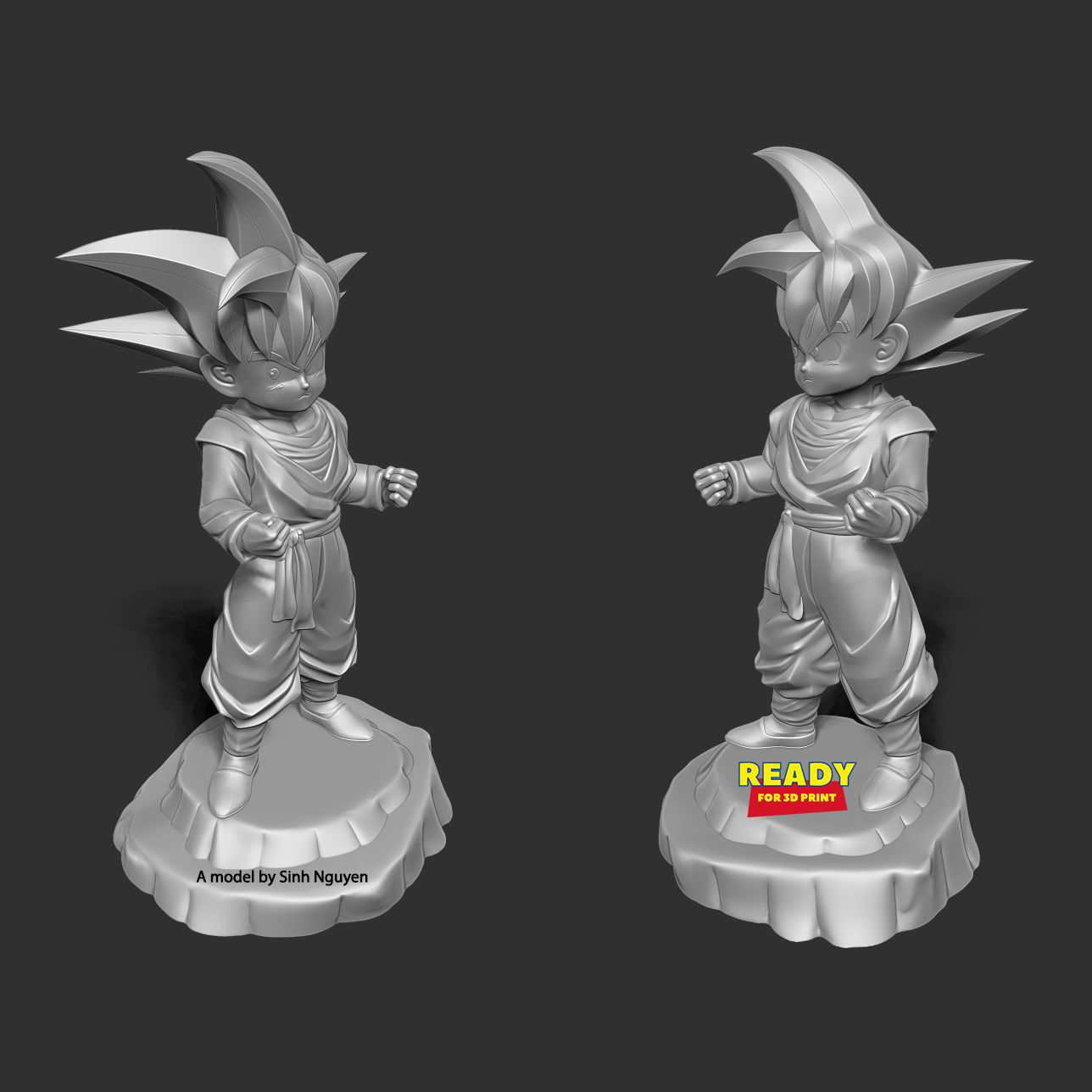 Son Goten - Dragon Ball Fanart 3D print model_4