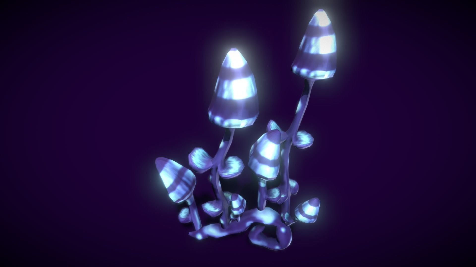 Cartoon Seaweed 11 Low-poly 3D model_22