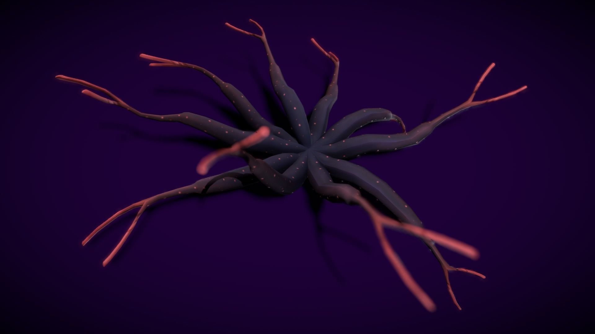 Cartoon Seaweed 11 Low-poly 3D model_16