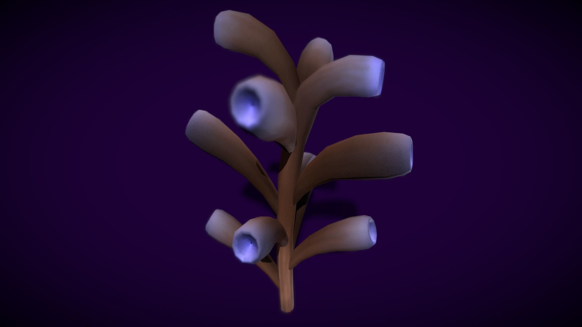 Cartoon Seaweed 11 Low-poly 3D model_18