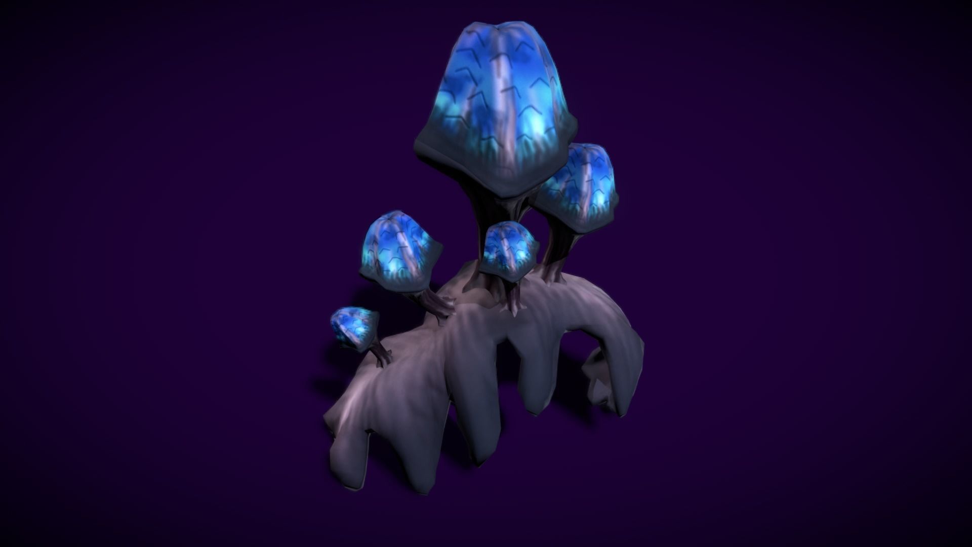 Cartoon Seaweed 11 Low-poly 3D model_13