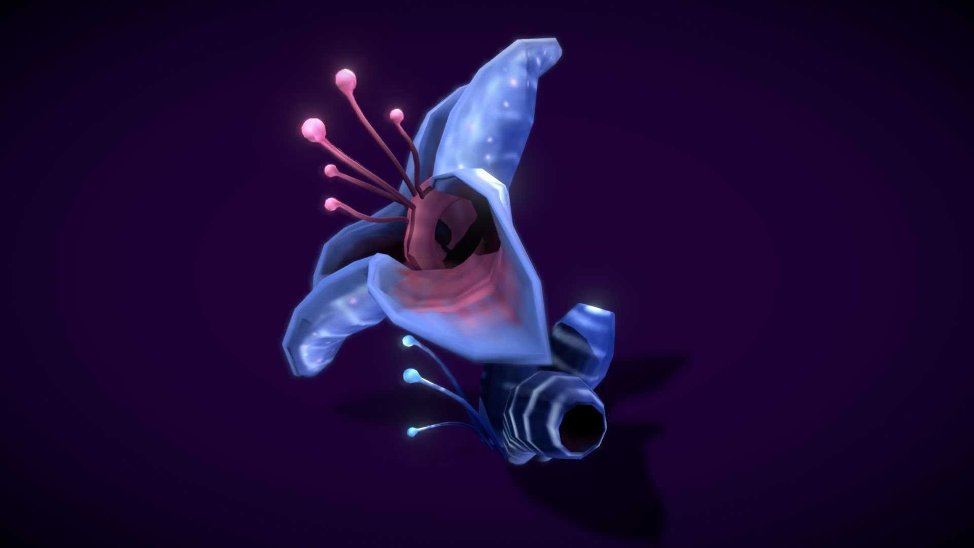 Cartoon Seaweed 11 Low-poly 3D model_23