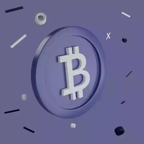 Bitcoin 3D icon