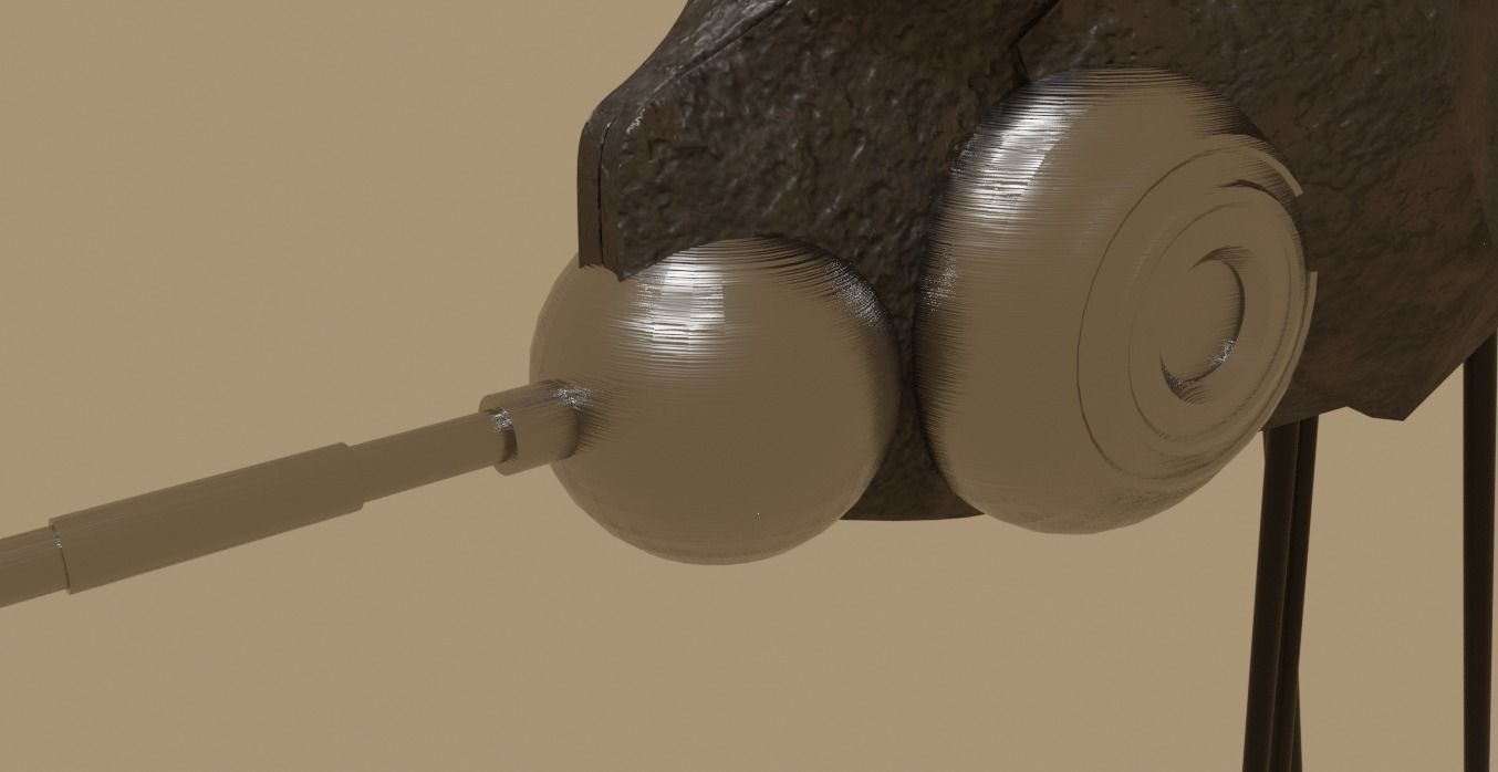 Dune Hunter Seeker Low-poly 3D model_11