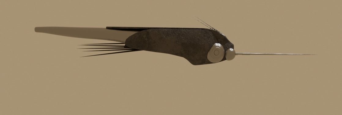 Dune Hunter Seeker Low-poly 3D model_9