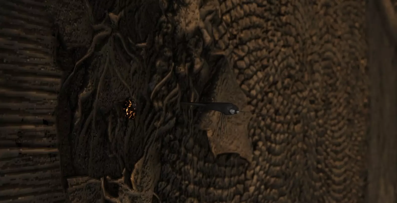 Dune Hunter Seeker Low-poly 3D model_0