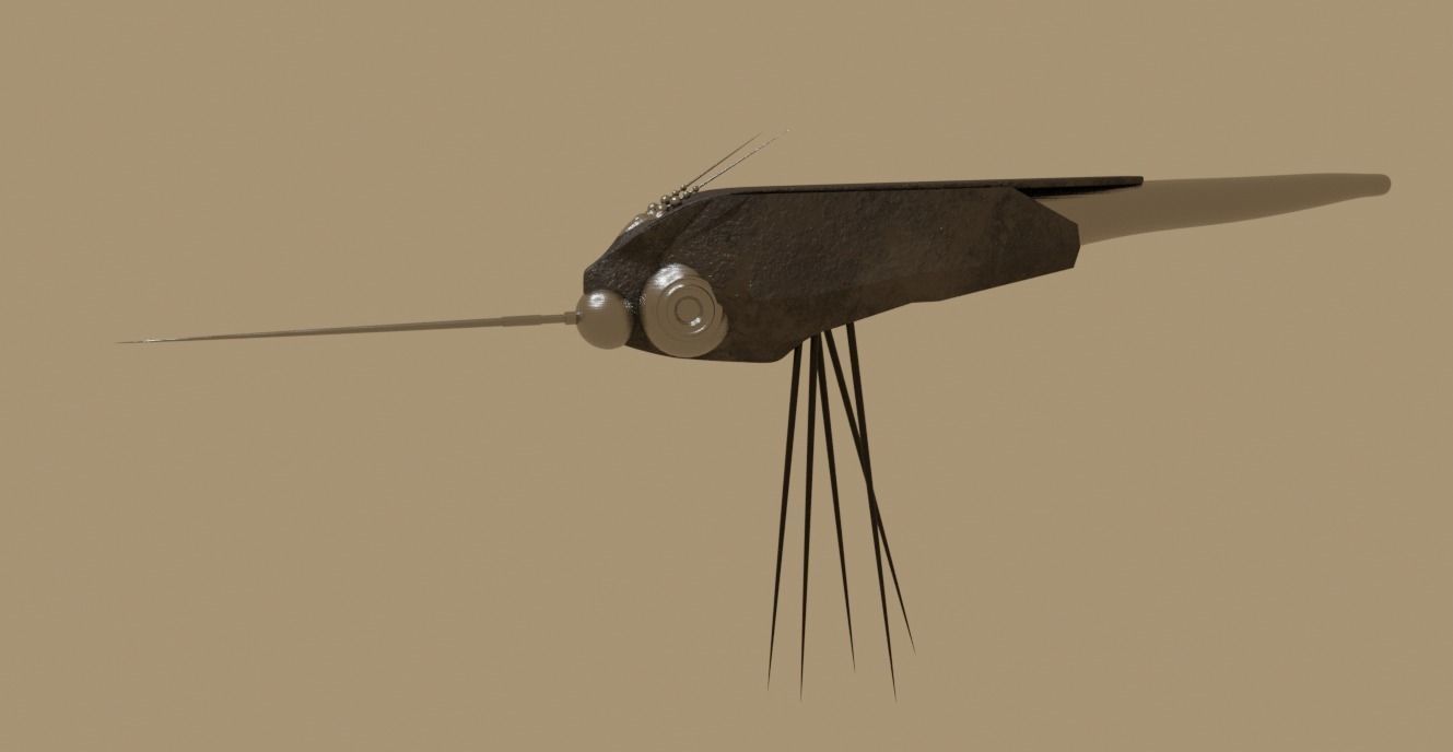 Dune Hunter Seeker Low-poly 3D model_10