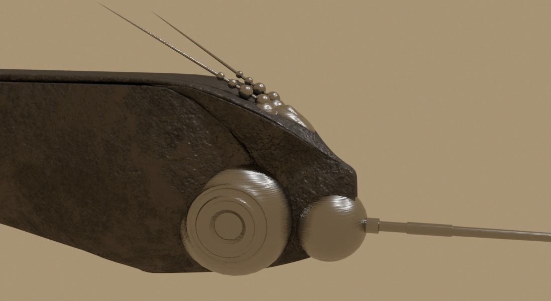 Dune Hunter Seeker Low-poly 3D model_5