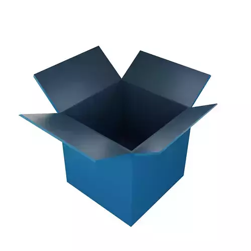 Empty box 3D icon