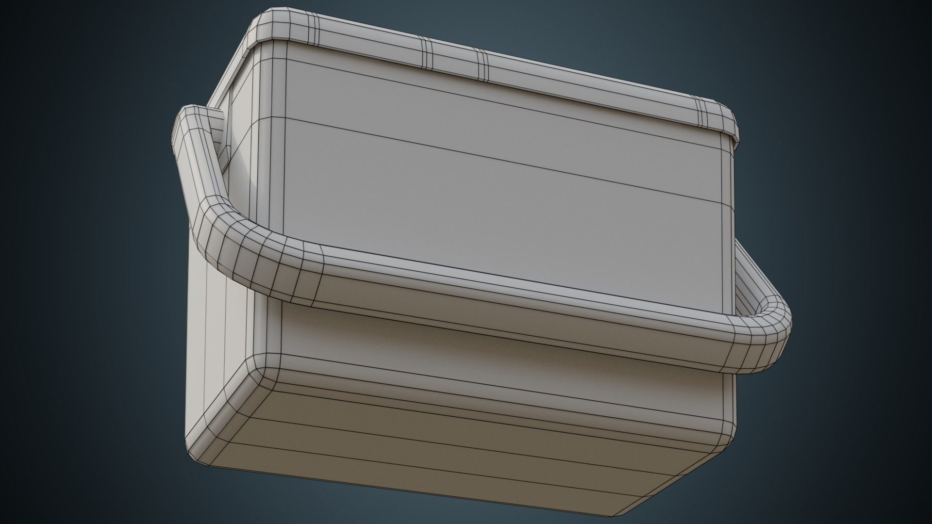 Needle Disposal 1 Basic Low-poly 3D model_6