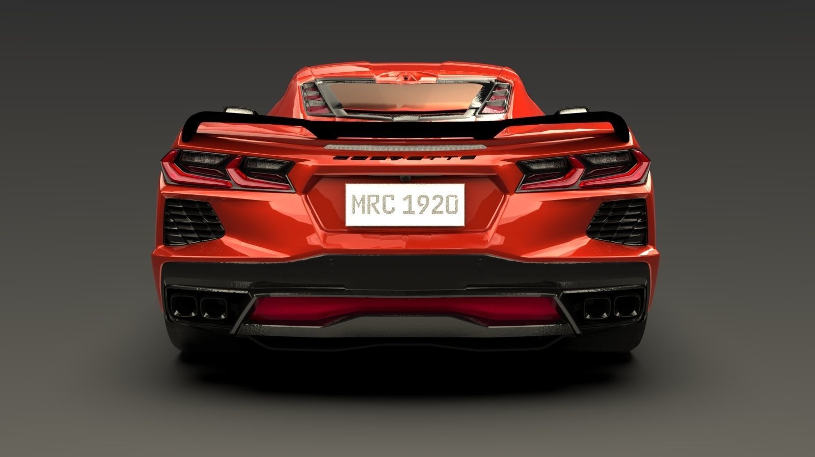 Chevrolet Corvette C8 Stingray CG 2020 3D model_9