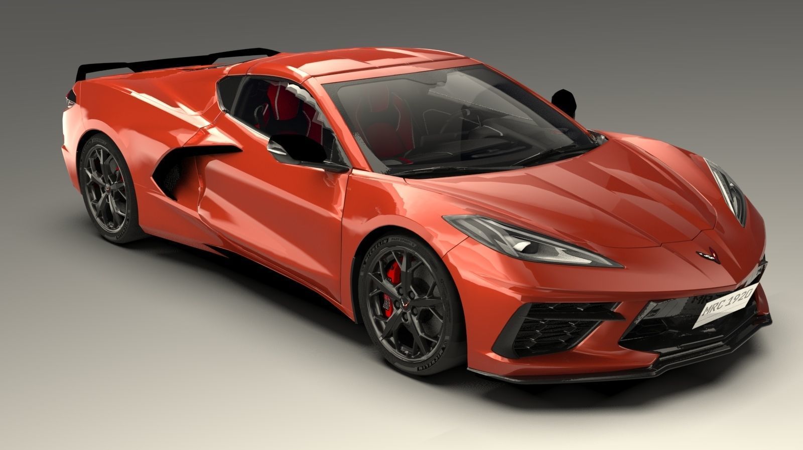 Chevrolet Corvette C8 Stingray CG 2020 3D model_1
