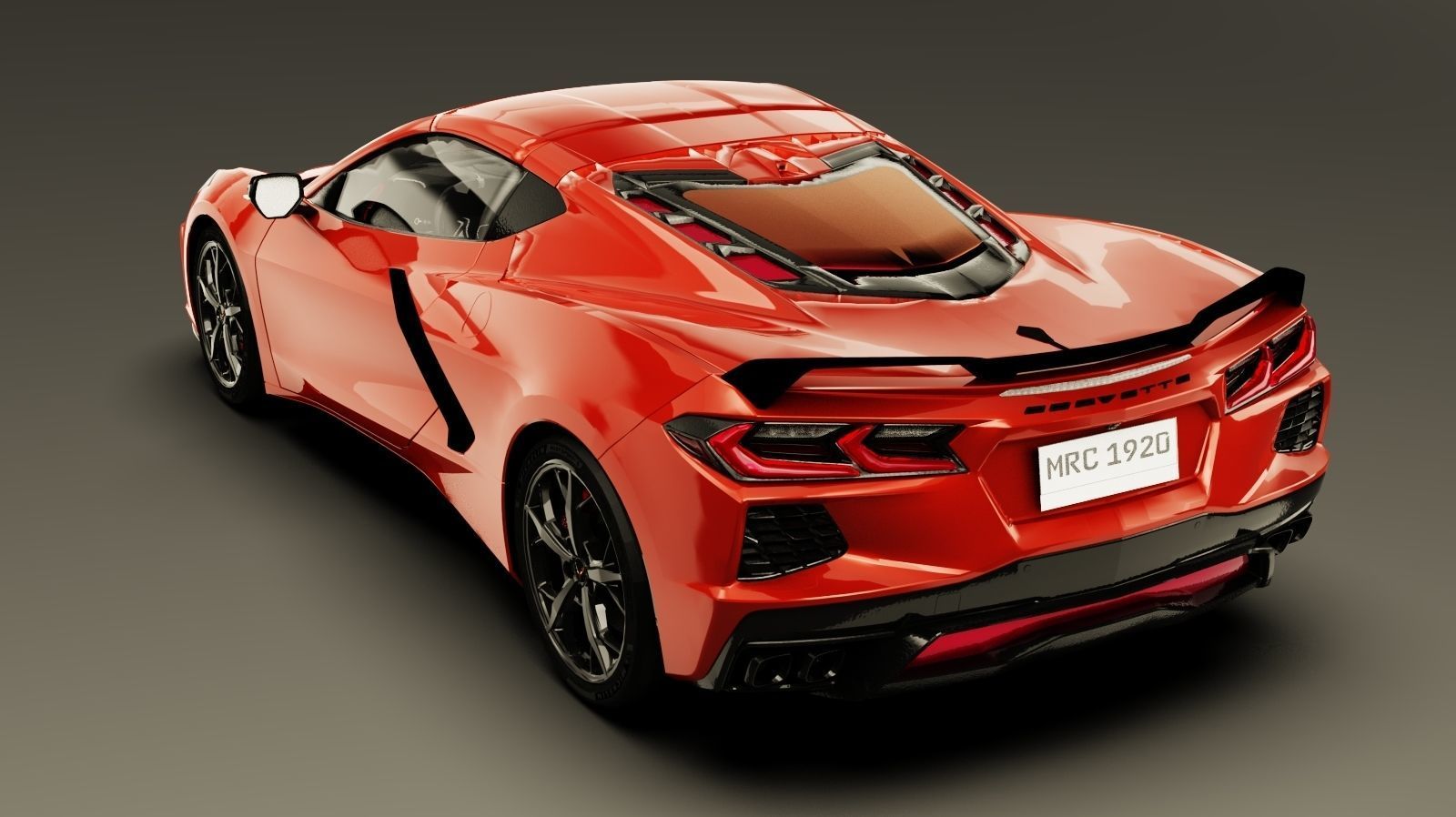 Chevrolet Corvette C8 Stingray CG 2020 3D model_7