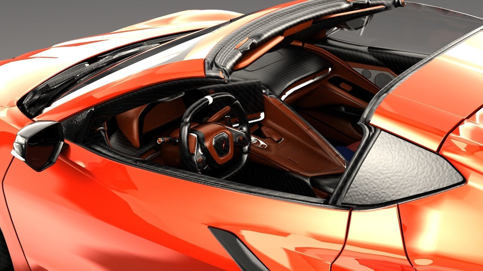 Chevrolet Corvette C8 Stingray CG 2020 3D model_4