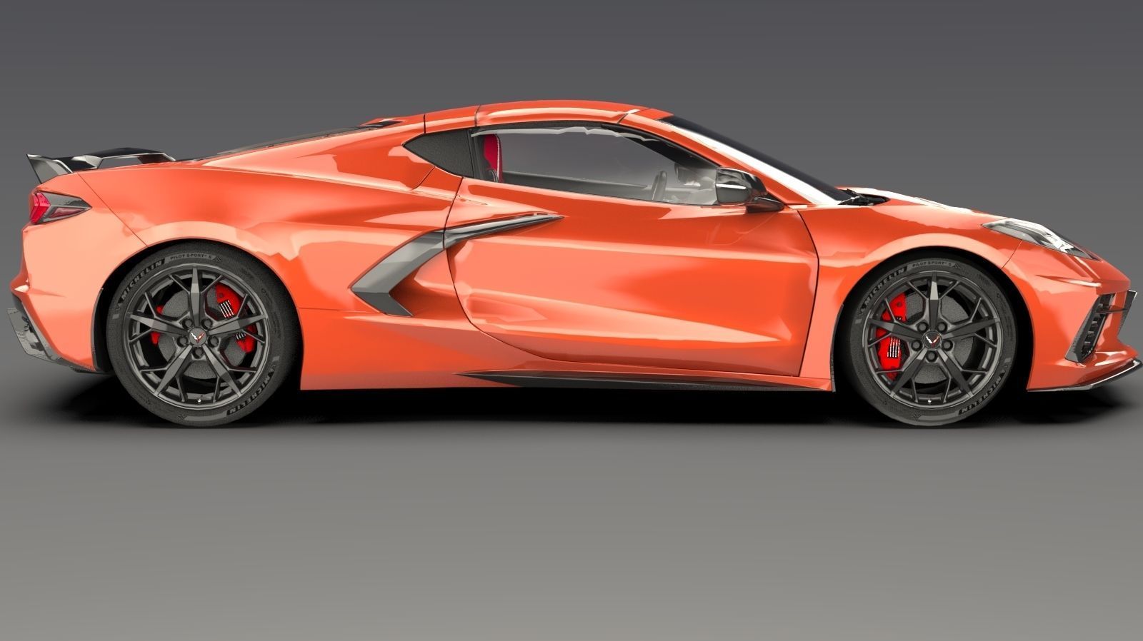 Chevrolet Corvette C8 Stingray CG 2020 3D model_2