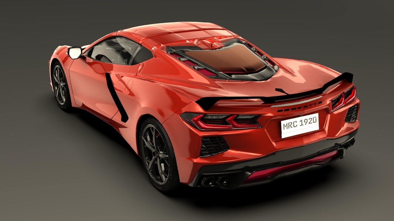 Chevrolet Corvette C8 Stingray CG 2020 3D model_6