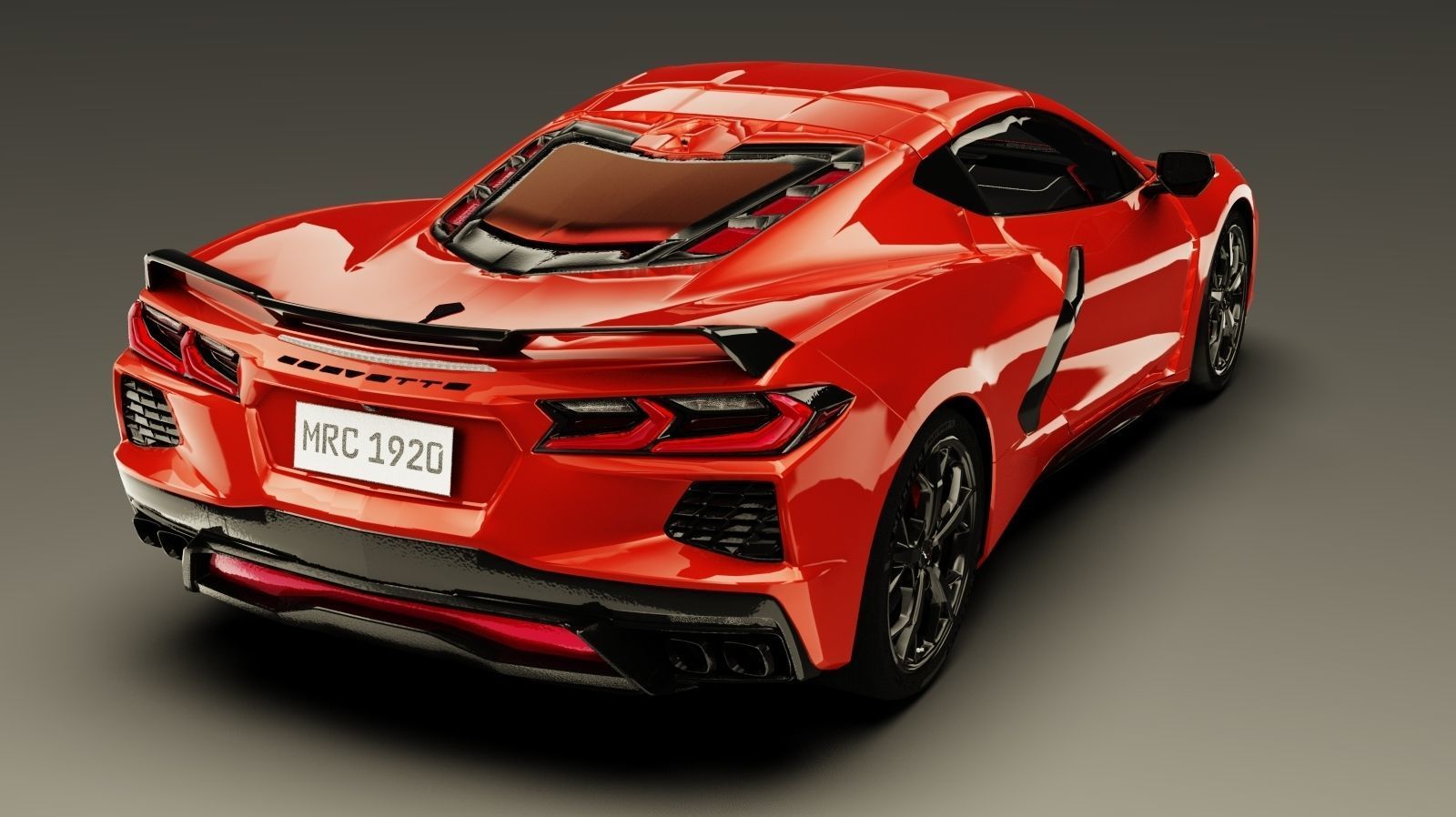 Chevrolet Corvette C8 Stingray CG 2020 3D model_11