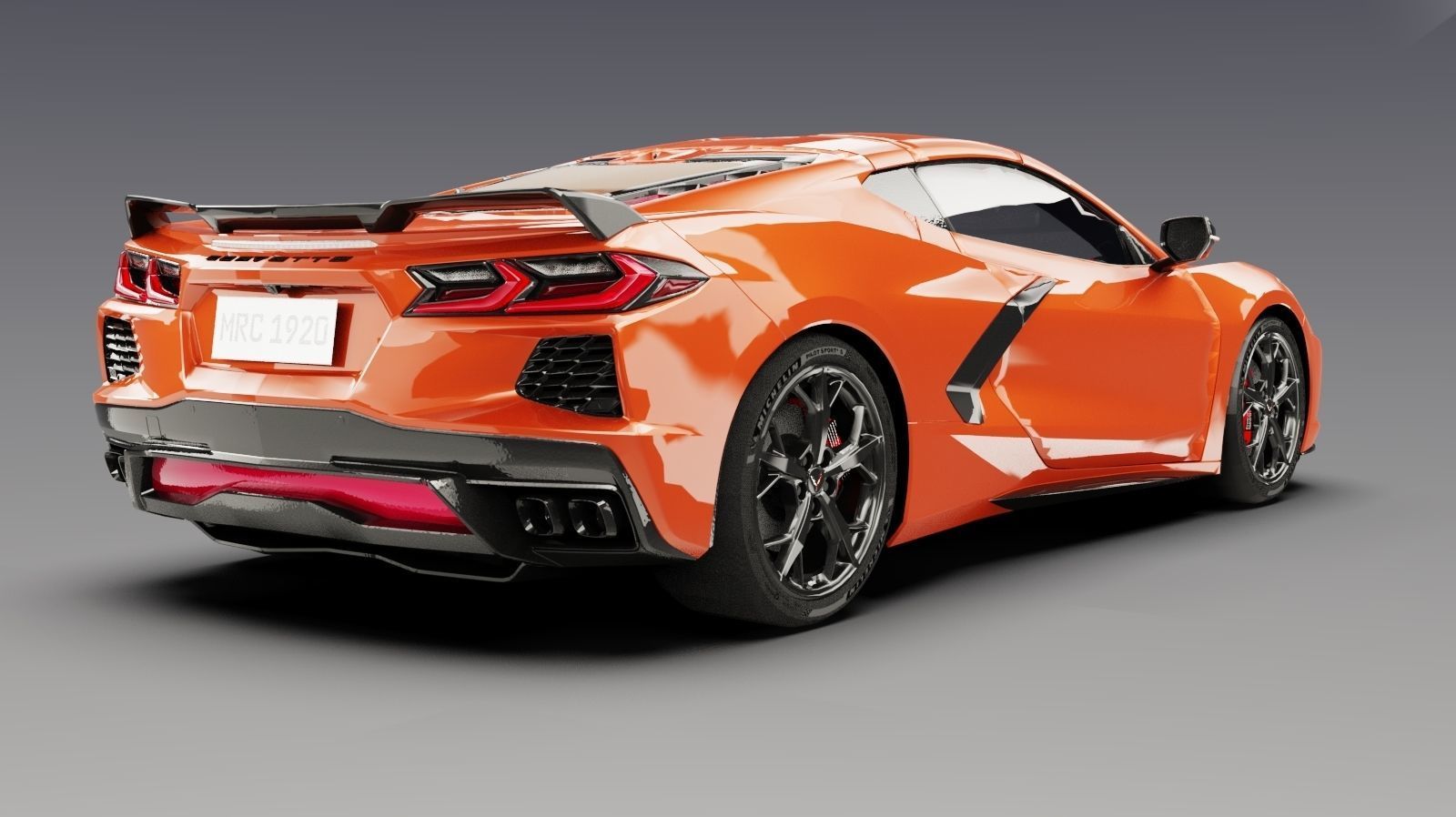 Chevrolet Corvette C8 Stingray CG 2020 3D model_13