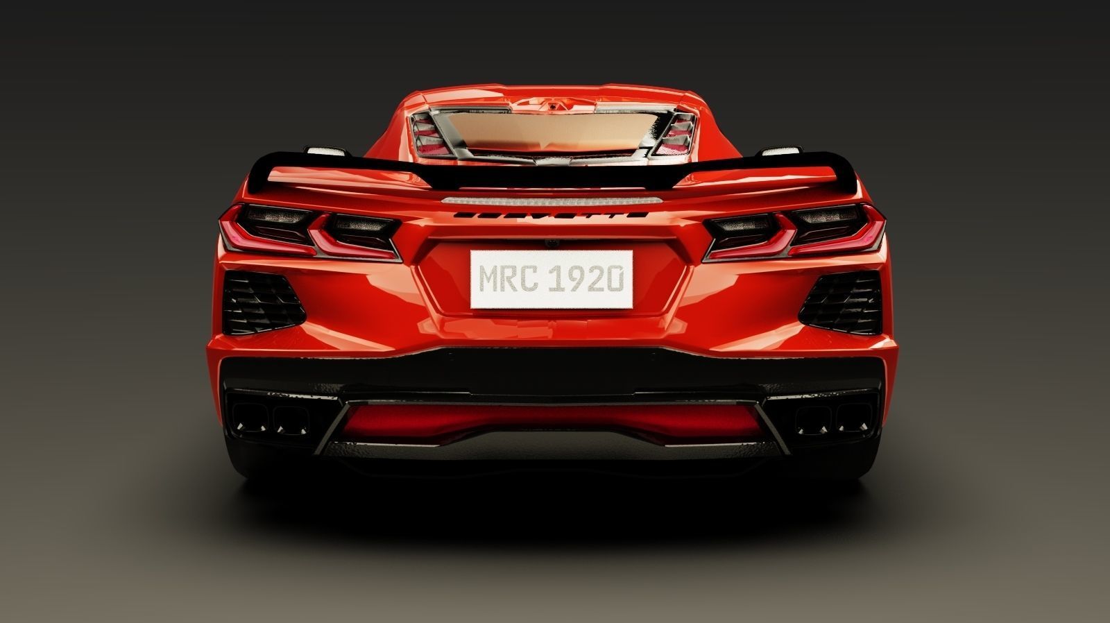 Chevrolet Corvette C8 Stingray CG 2020 3D model_8