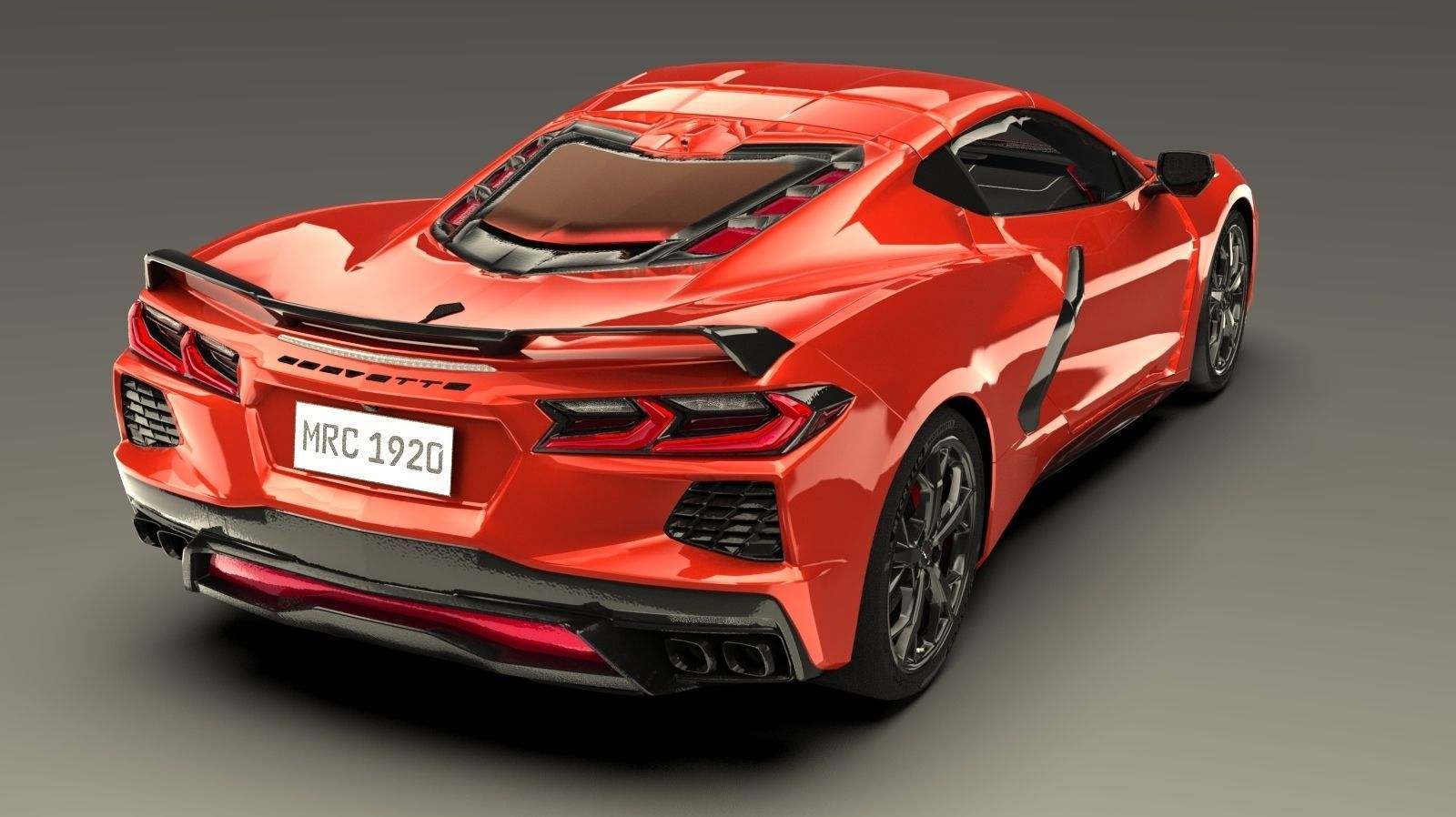 Chevrolet Corvette C8 Stingray CG 2020 3D model_10