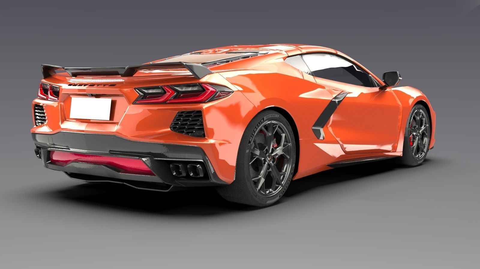 Chevrolet Corvette C8 Stingray CG 2020 3D model_14