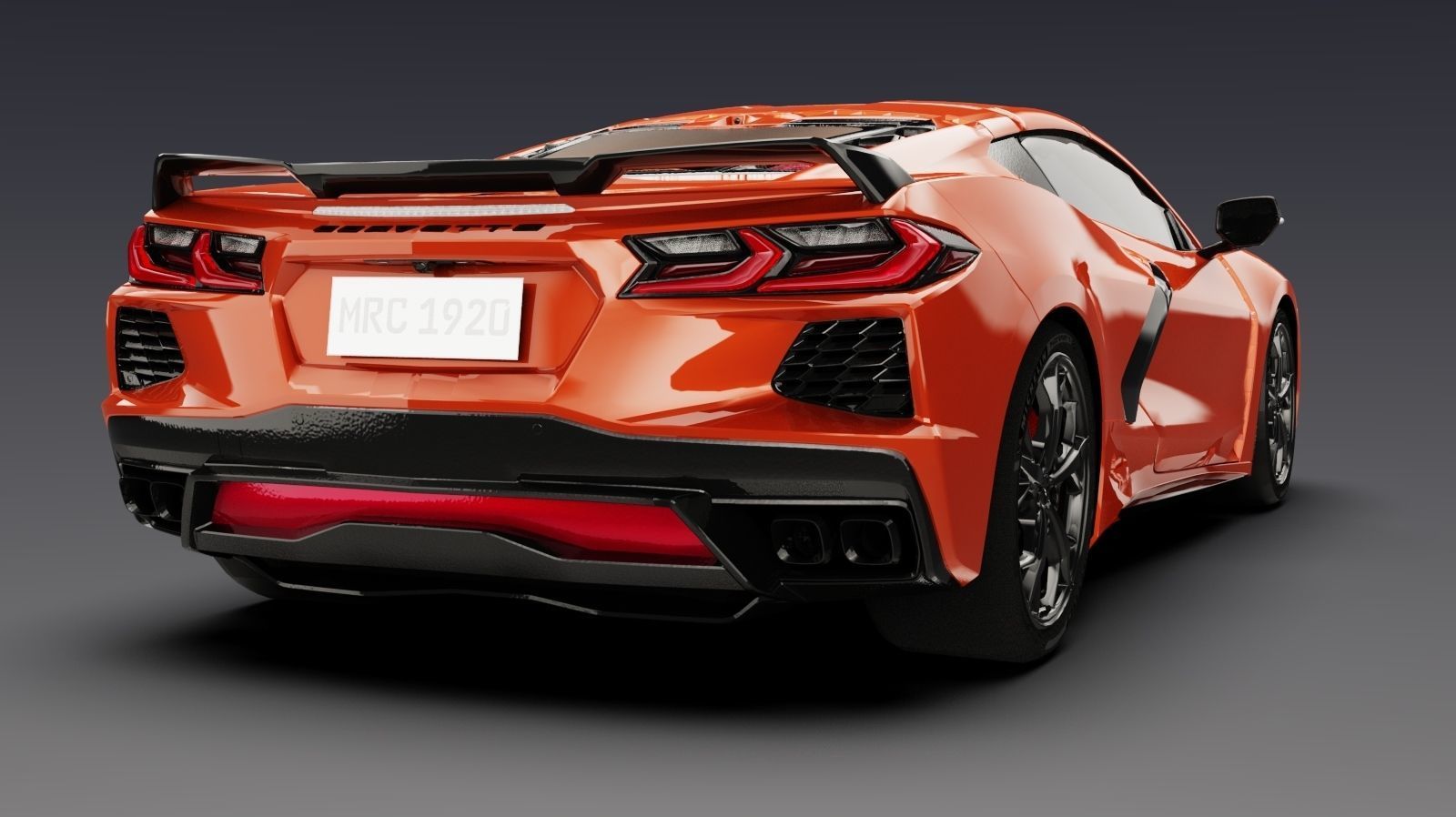 Chevrolet Corvette C8 Stingray CG 2020 3D model_16