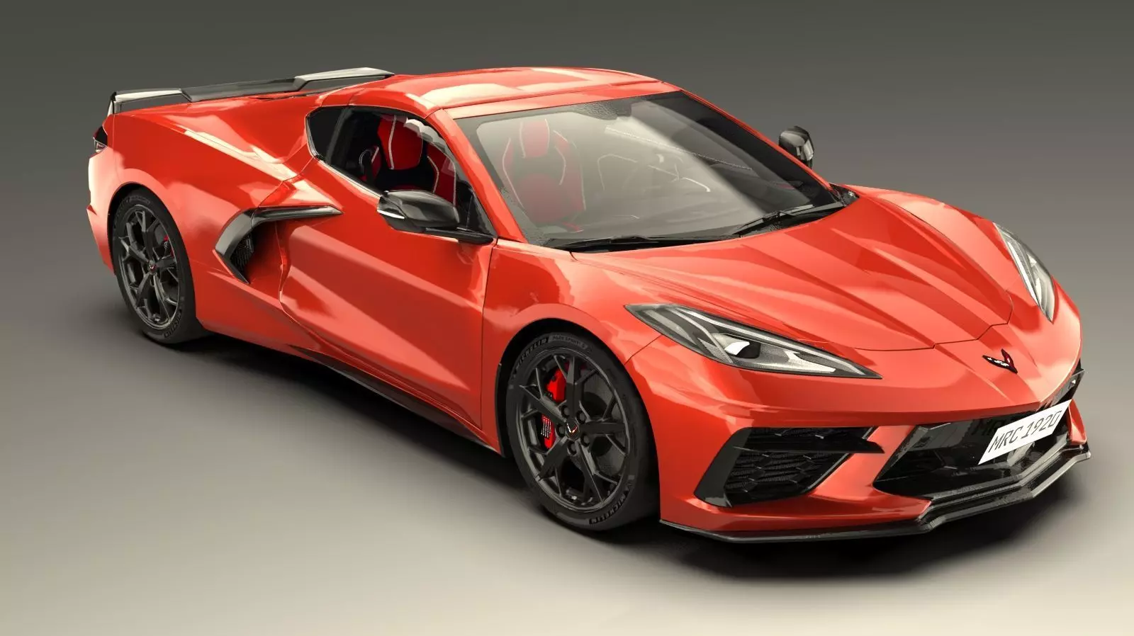 Chevrolet Corvette C8 Stingray CG 2020 3D model_0