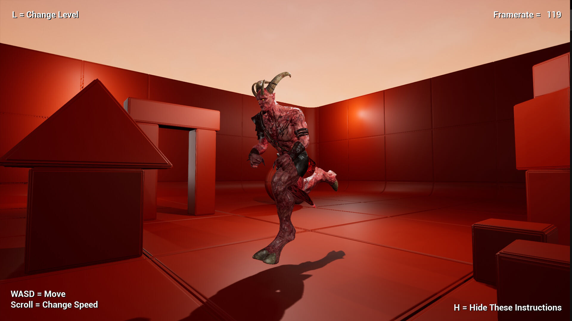 Demon Low-poly 3D model_34