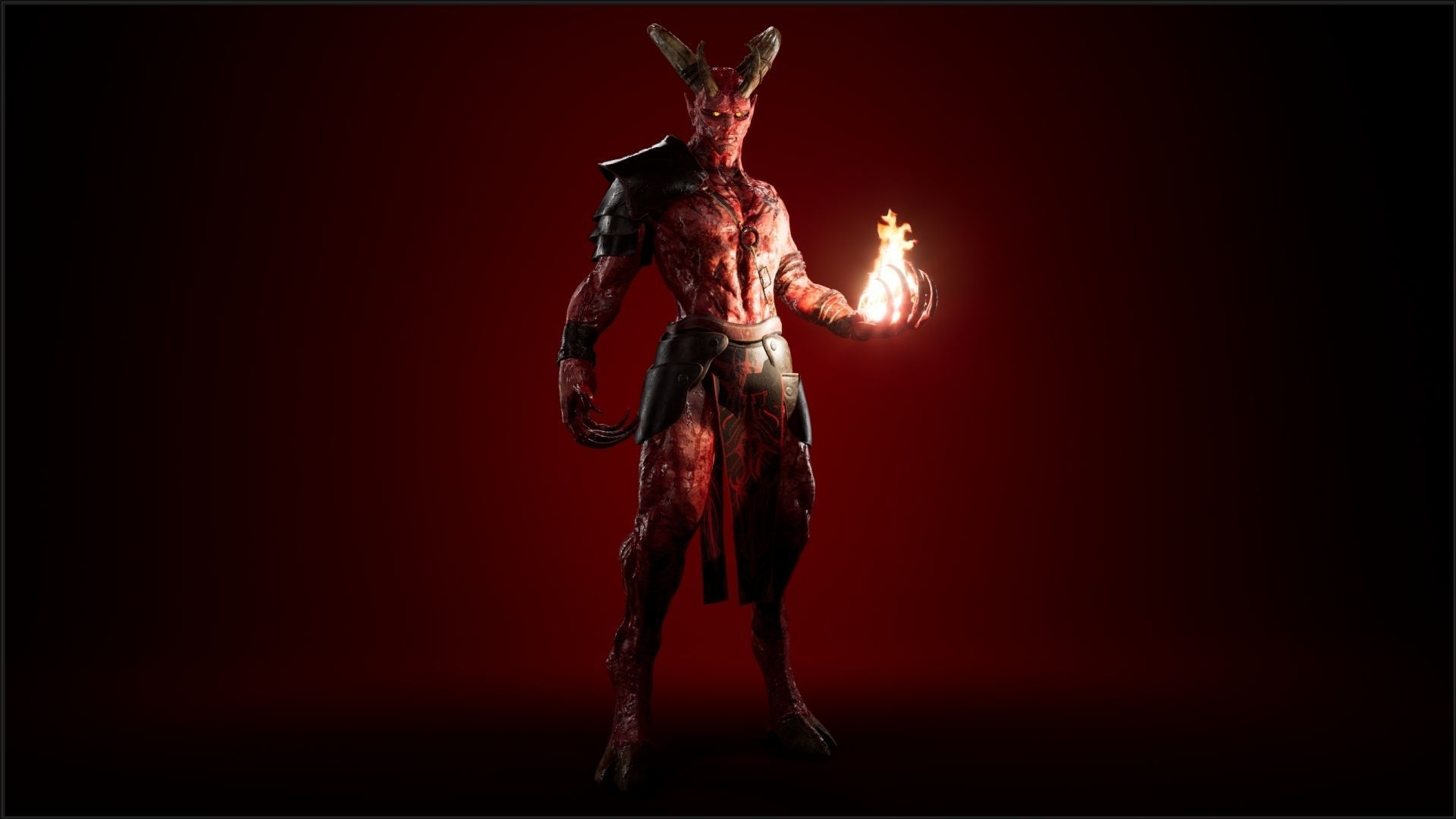 Demon Low-poly 3D model_21