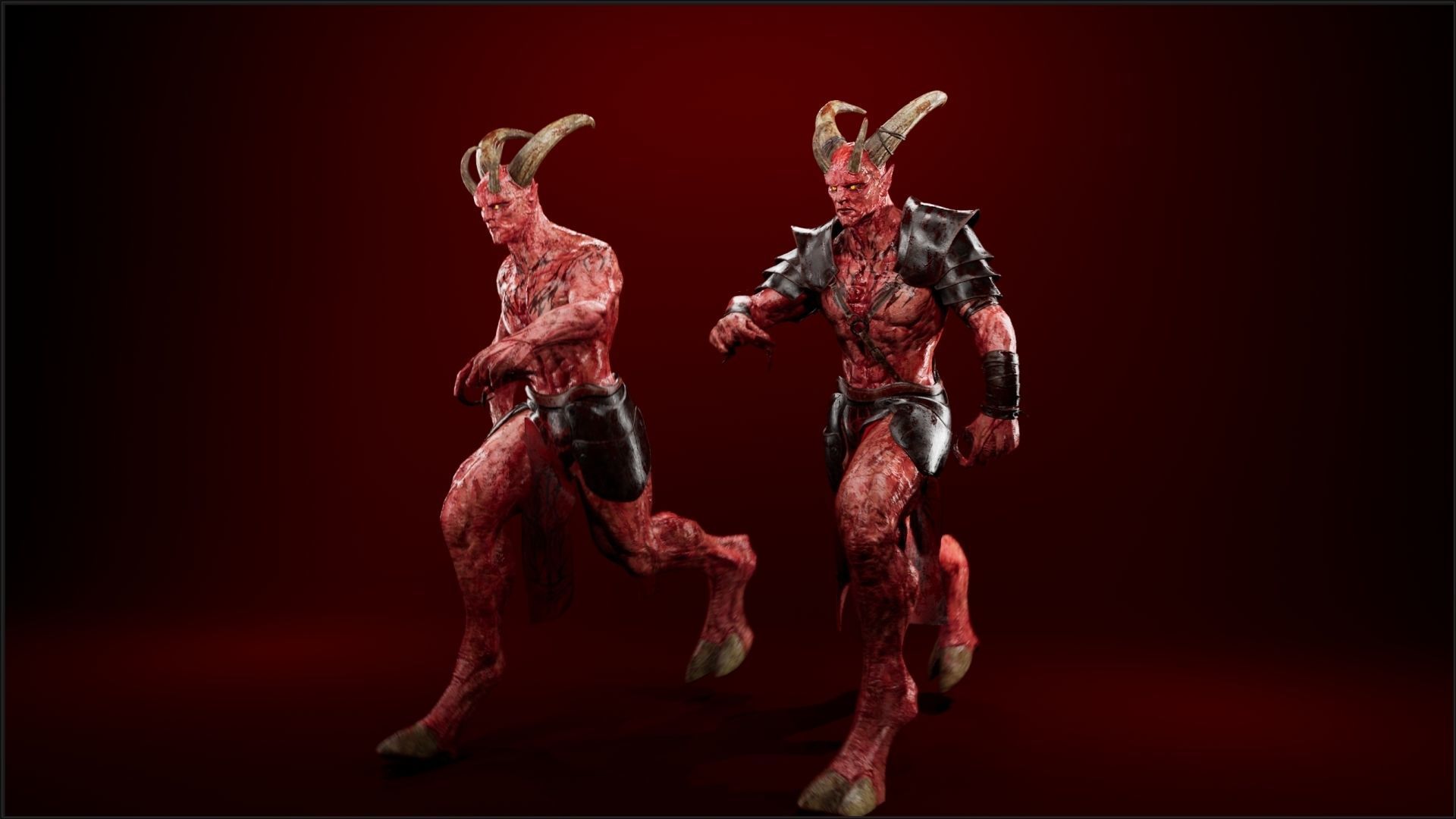 Demon Low-poly 3D model_8