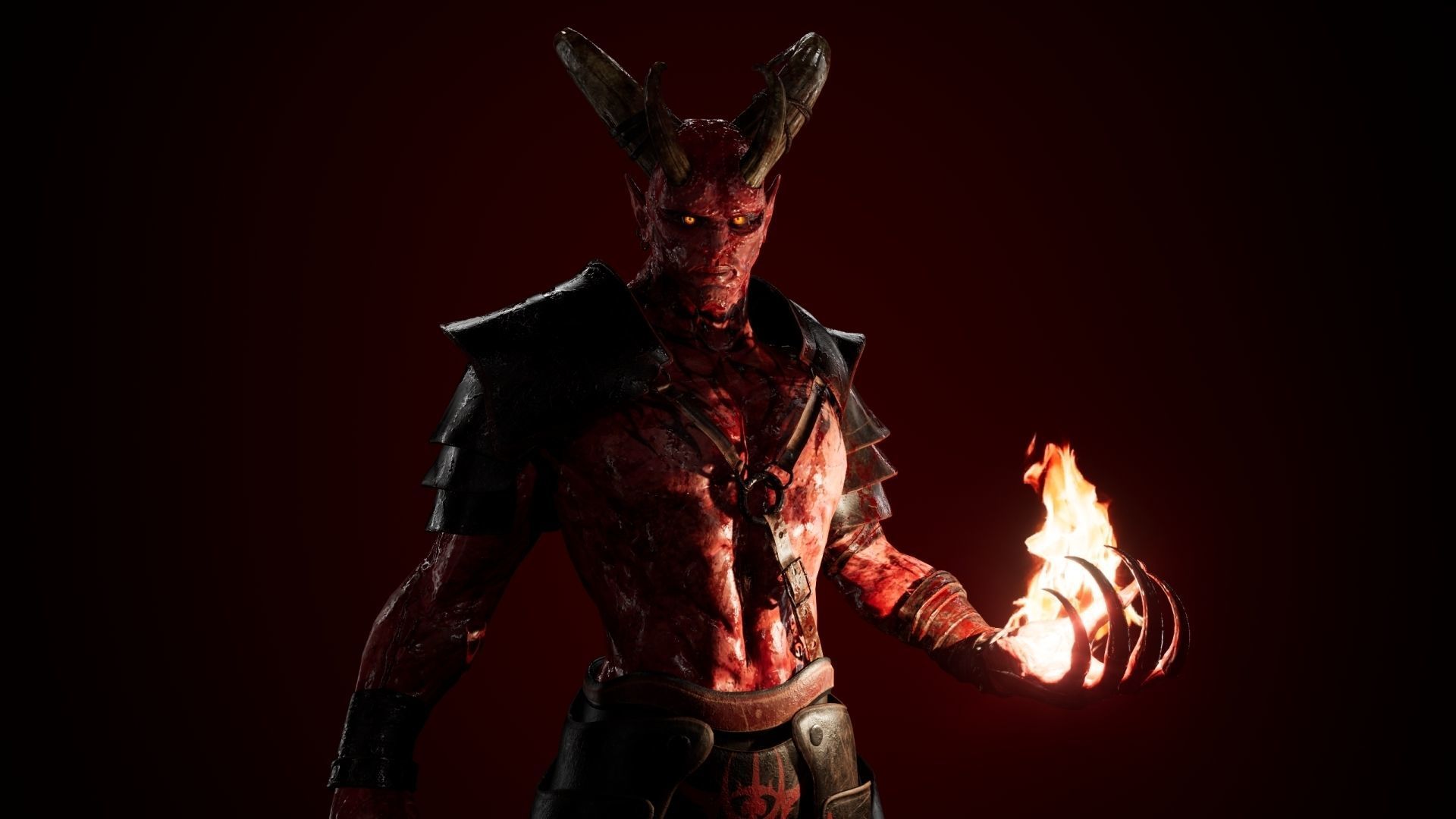 Demon Low-poly 3D model_19