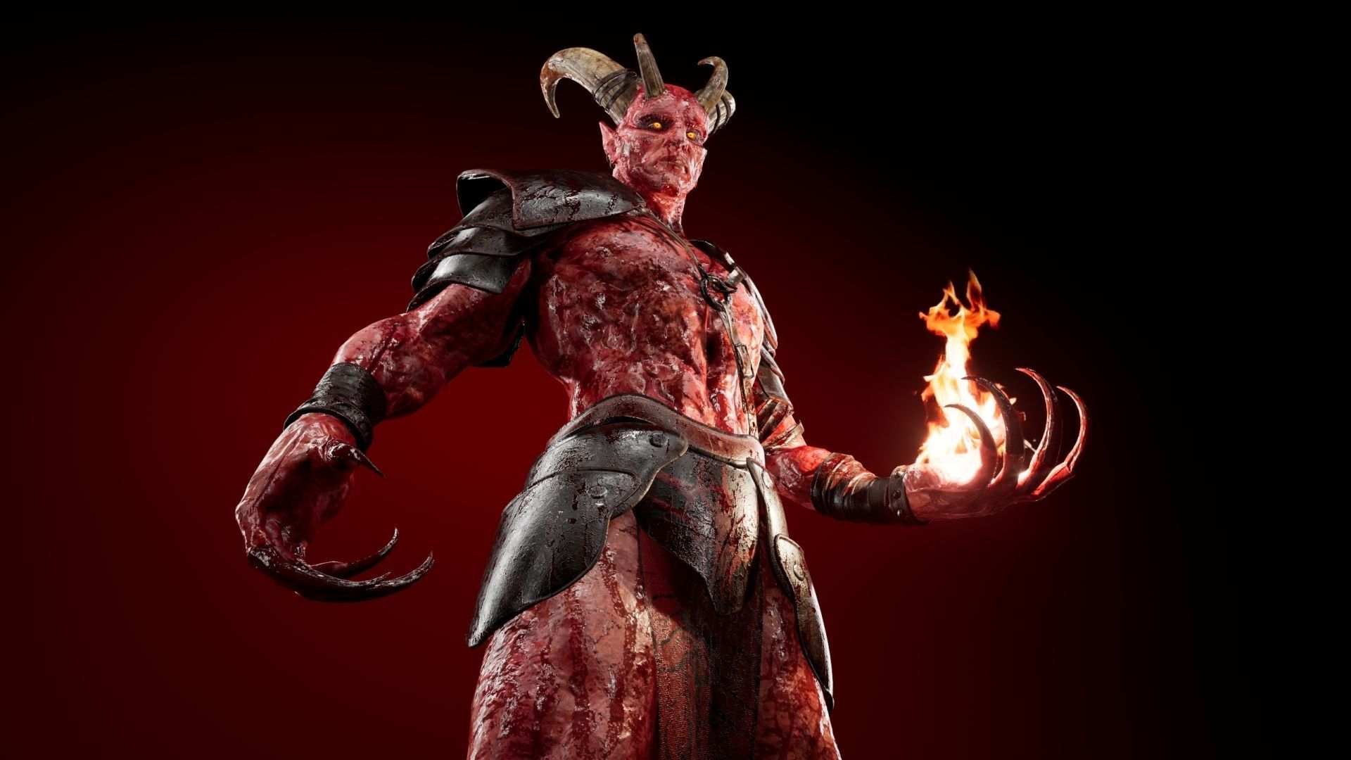 Demon Low-poly 3D model_16