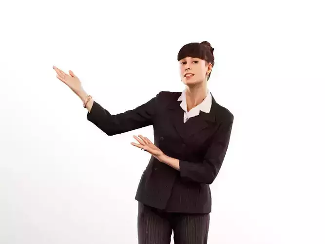 Alyssa 11531 - Business Woman Presentating