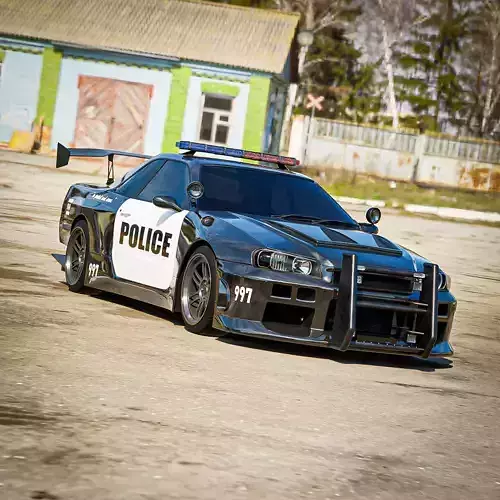 Nissan Skyline R34 Police Car