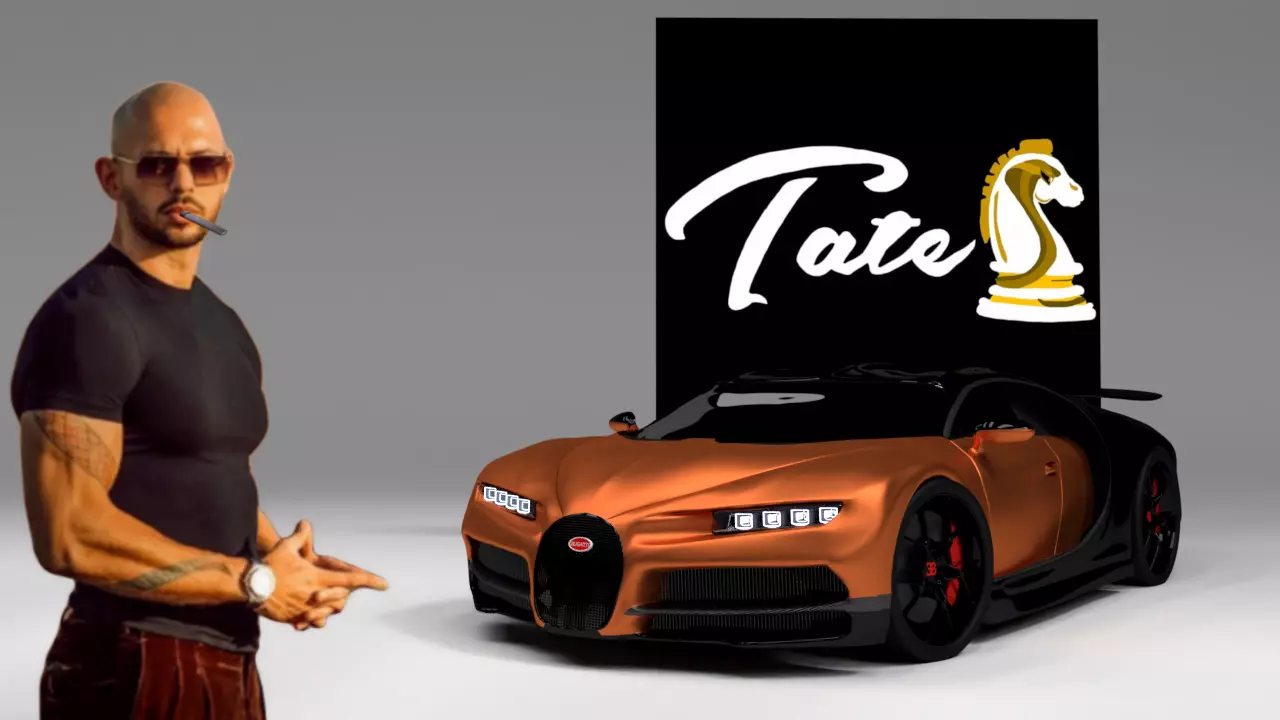 Andrew Tate Buggati 3D model