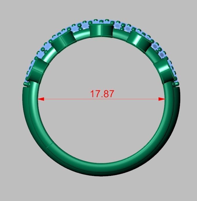 Diamond ring 0522 3D printable model8 3D print model_14