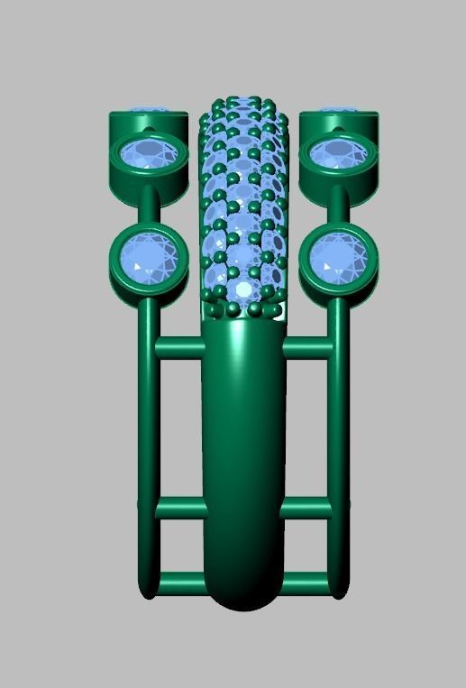 Diamond ring 0522 3D printable model8 3D print model_15